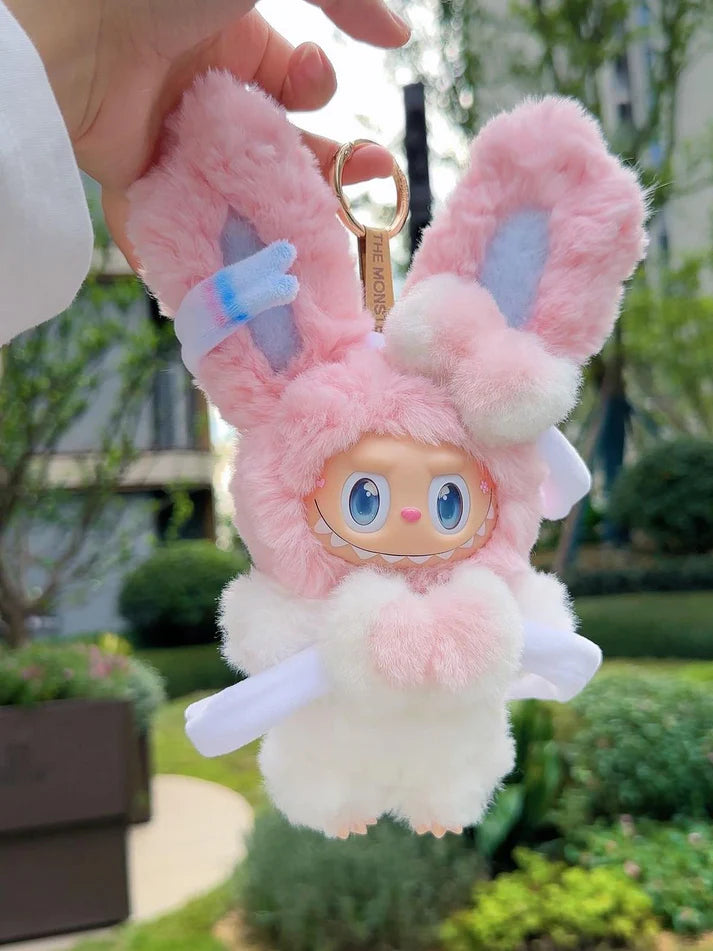 LABUBU Authentic|Handmade Custom Sylveon-Themed Redesign