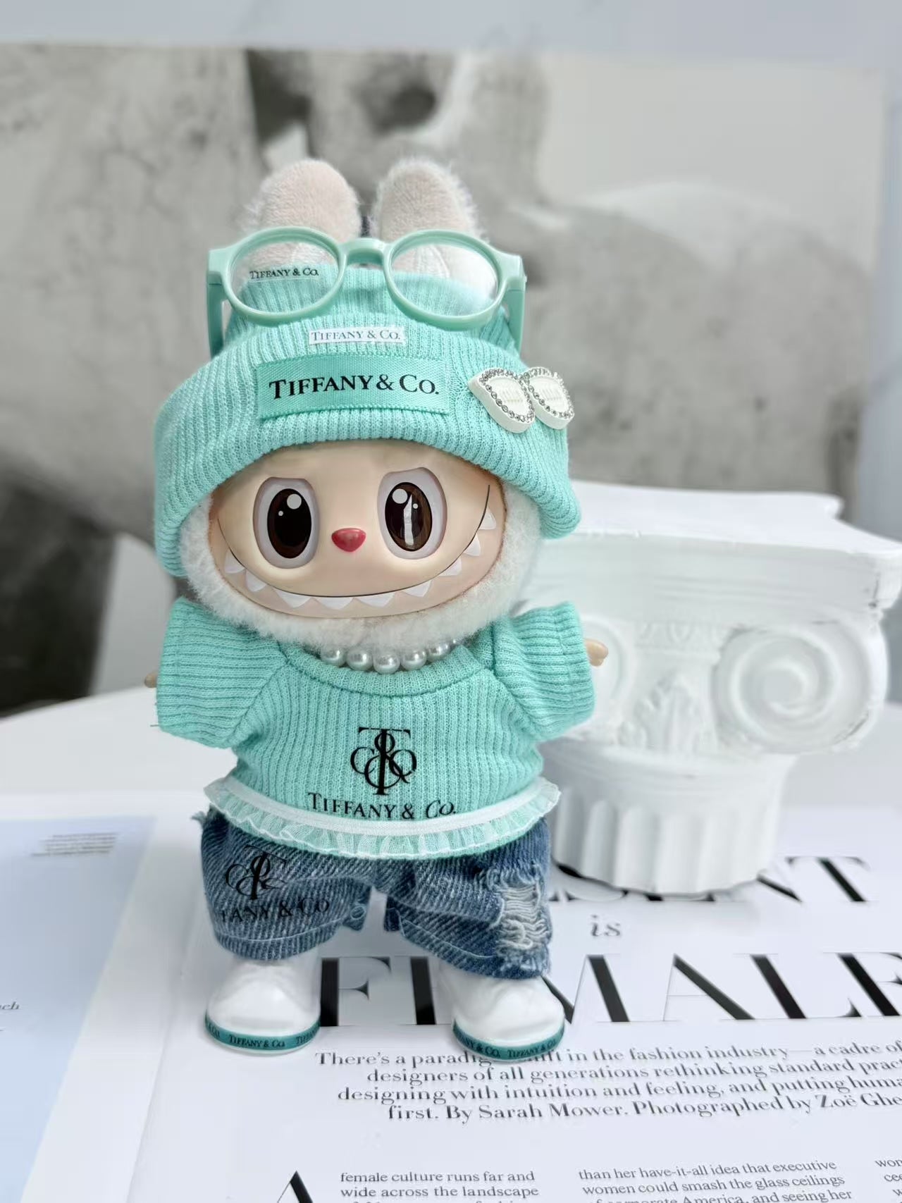 NEW TIFFANY&CO LABUBU OUTFITS(Handmade Design)