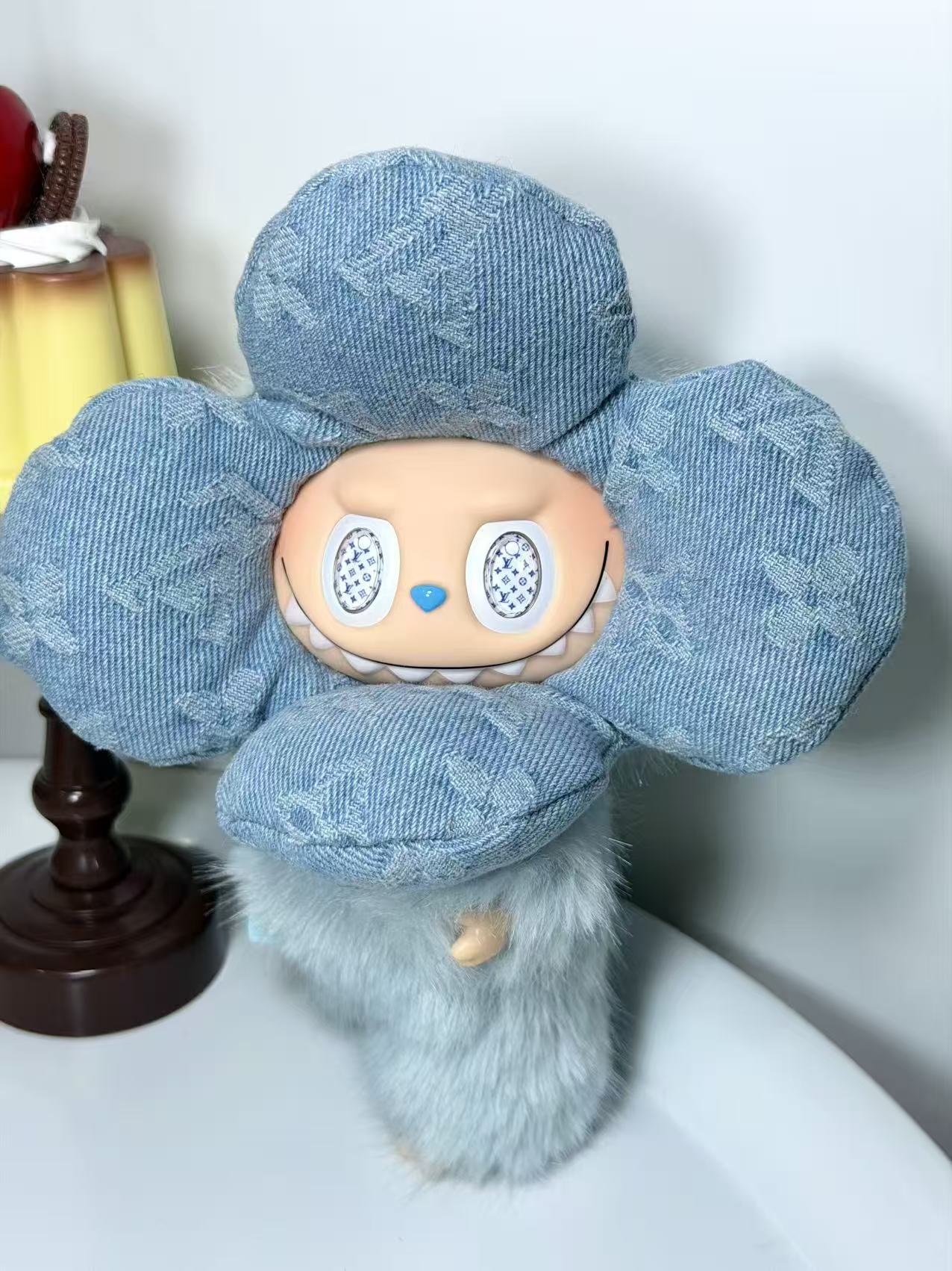 LABUBU Authentic|Handmade LV Flower Custom Doll