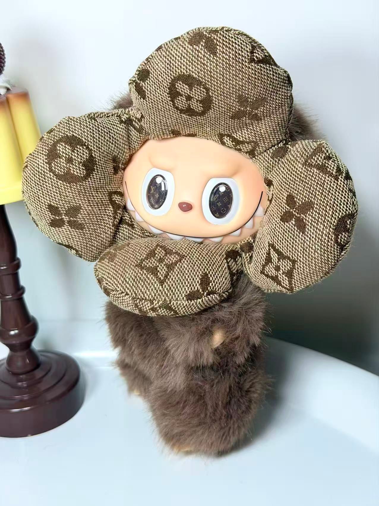 LABUBU Authentic|Handmade LV Flower Custom Doll