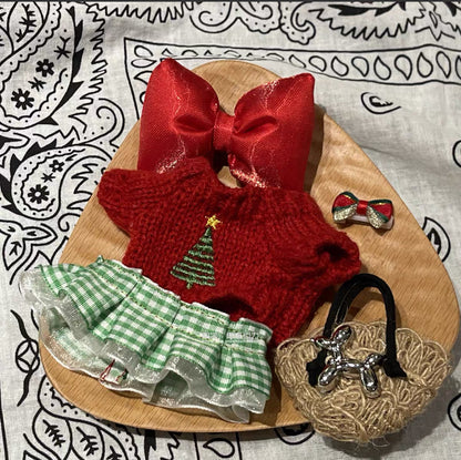 Labubu Merry Christmas| Doll Clothes