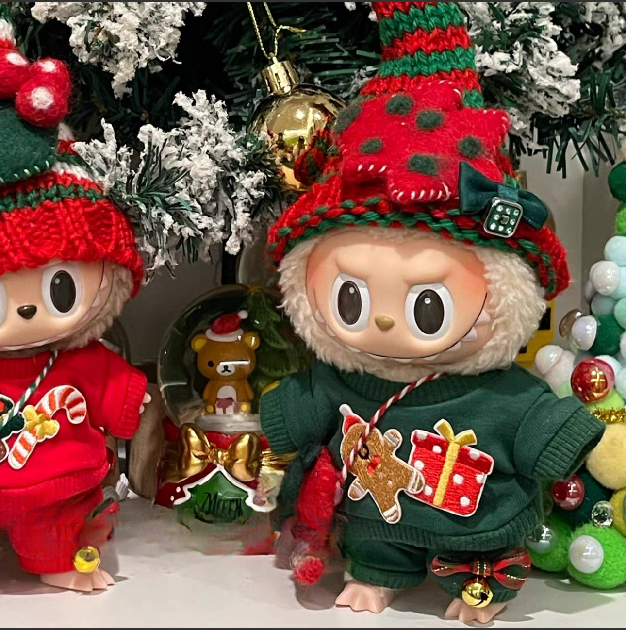 Labubu Merry Christmas| Doll Clothes