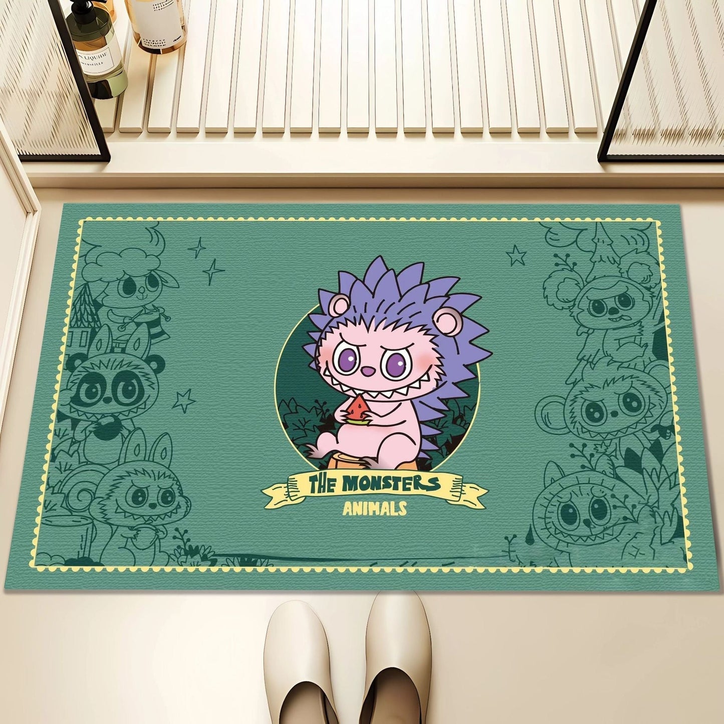 Labubu Bath Room Diatomite Soft Mat