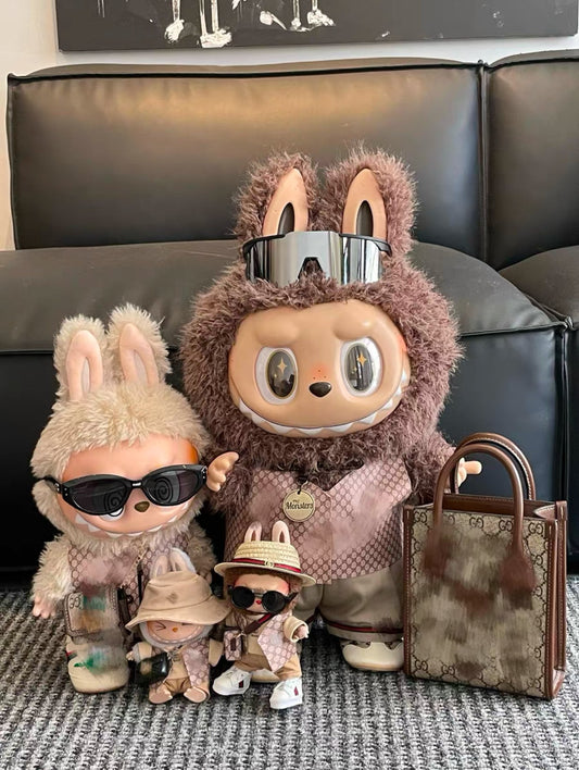 Labubu Zimomo Gucci Family Outfits(Handmade Design)