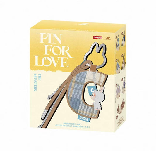 The Monsters Pin For Love Alphabet Pendant(A-M)